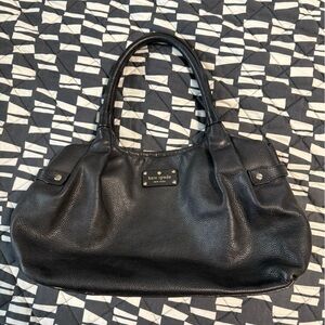 Kate Spade Black Leather Shoulder Bag